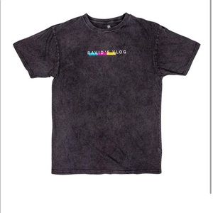 David’s vlog shirt